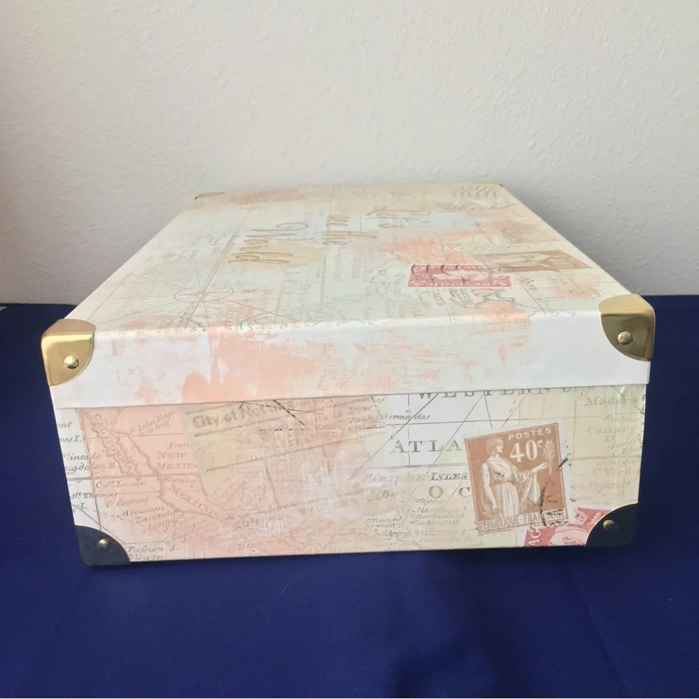 Decorative Luggage Storage Box / Suitcase Box Trunk